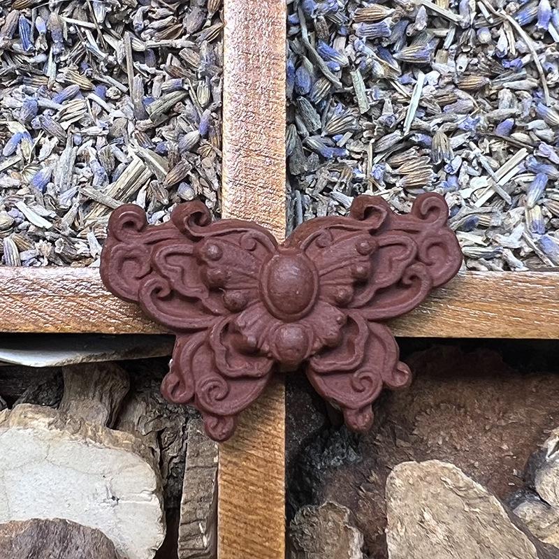 Luxury Handmade Natural Incense Tablets: Flower  Butterfly Car Hanging Aromatherapy Pendant