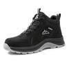 Men Anti Static Safety Shoes High Top Winter Warm Comfortable Oil Resistant Non Slip Work Shoes For Gas Station