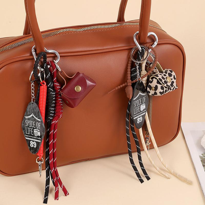 Small Nylon Rope Handmade Handbag Hanging For Women Backpack Pendant Bag Accessories Cute Mini Bag Pendant