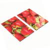 Kitchen Multifunctional Decorative Tempered Glass Boards Strawberries 2X30X52 Cm
