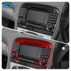 Real Soft Carbon Fiber Sticker For Mercedes Benz SL Class R230 2005 2006 2007 2008 2009 2010 2011 Car Central Control CD Panel