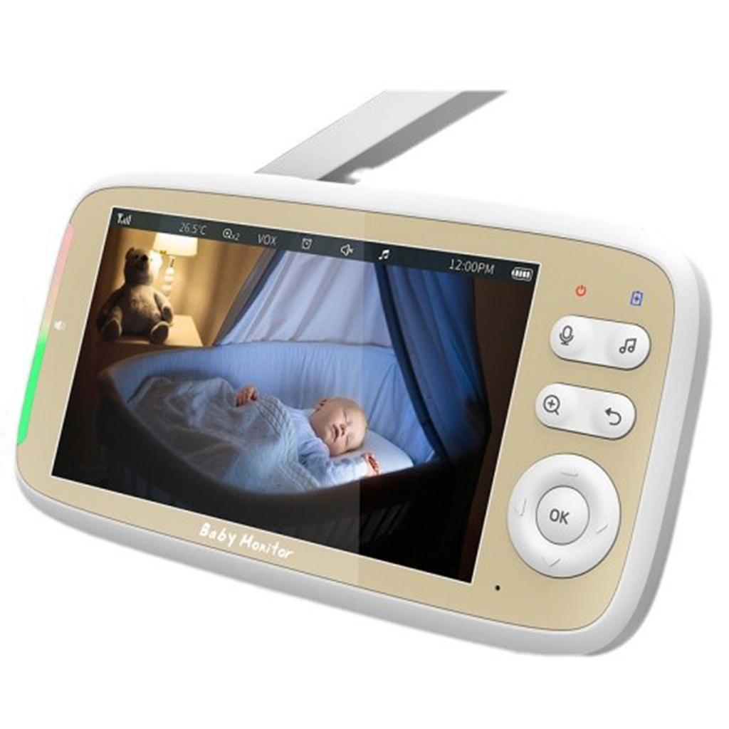 Baby Monitor 720P HD Baby Care Baby Monitor Two-way Voice Intercom 5-inch
