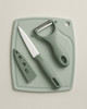 3Pcs/set Large Stainless Steel Fruit Knife Peeler Chopping Board Fruit Knife Set Chopping Board 3-piece Set Chopping Board Set