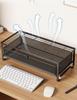 Metal Desktop Laptop Stand with Storage and Cooling Features for Gaming Monitors