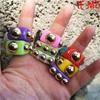 iF ME Chunky Aesthetic Large Colorful Golden Bead SquareTransparent Resin Acrylic Rings for Women Girl DIY Knuckle Party Ring Jewelry