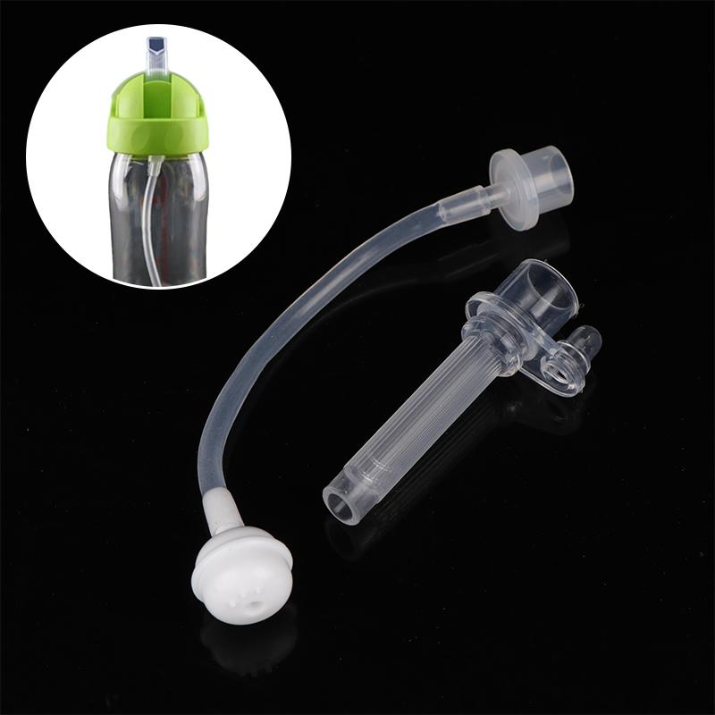 1 Set Baby Feeding Accessories Children Water Cup Silicone Straw Kit Mouth Drink Bottle Replacement