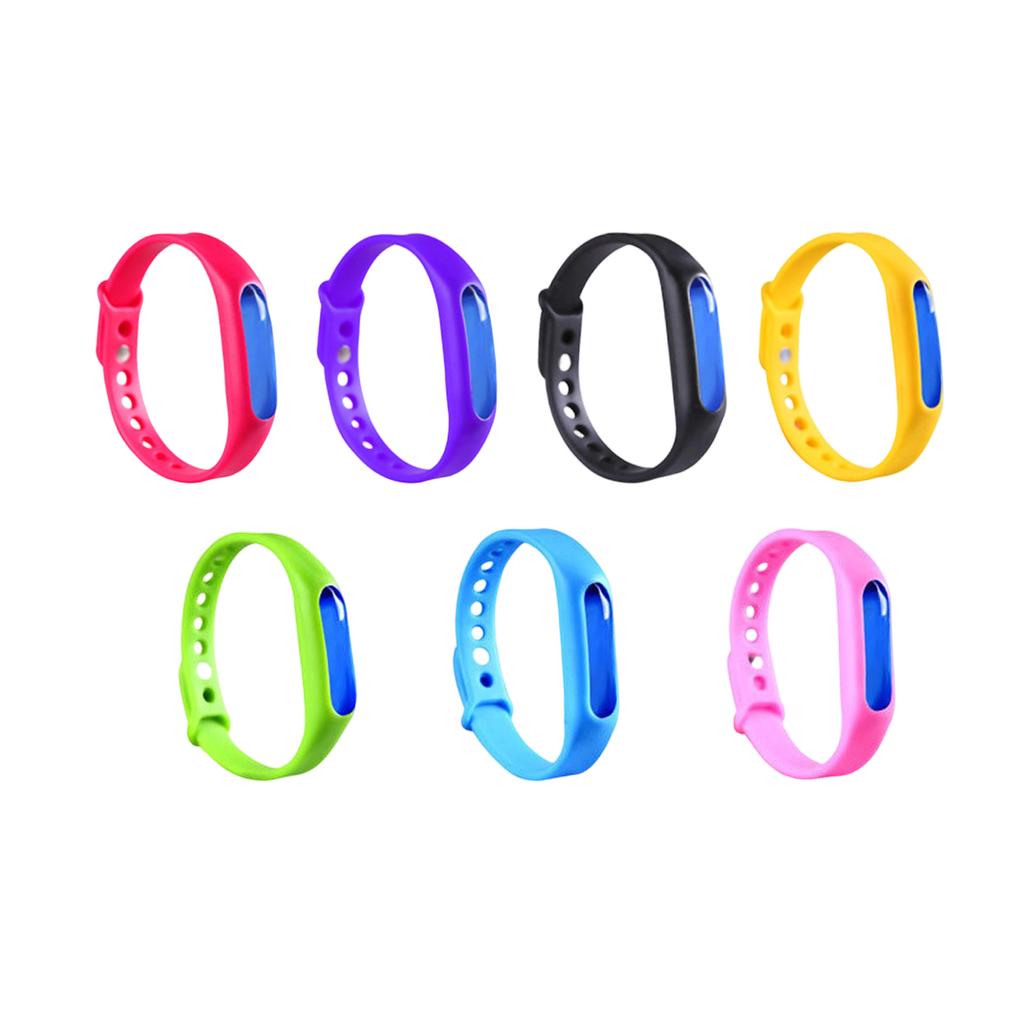 Plant Essential Oil Silicone Mosquito Repellent Bracelet Adjustable Size Comfortable Wear Durable Material Suitable for Outdoor Use 10ml