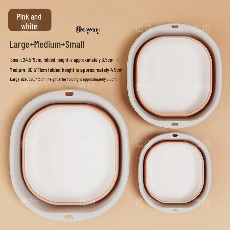 Japanese Foldable Travel Washbasin for Laundry and Dorm