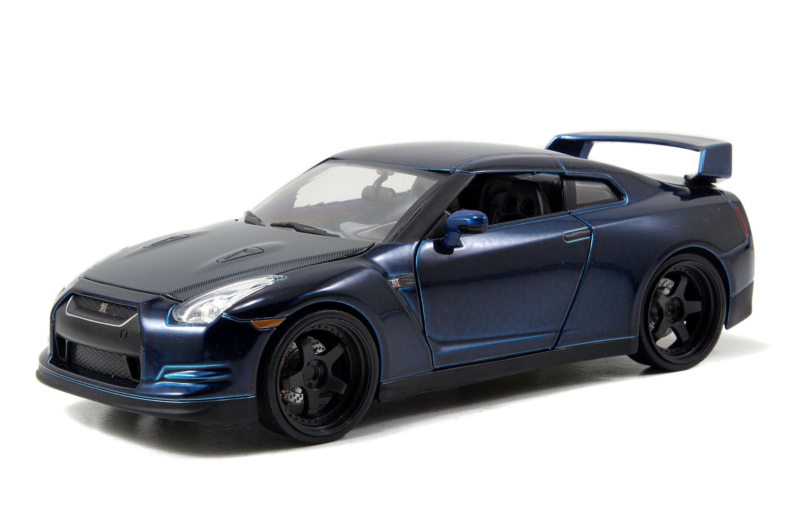 

Jada Toys Миниатюрная модель 2009 NISSAN R35 1/24 ФОРСАЖ GT-R БРАЙАНА [Б/У] тёмно-синий