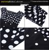 Women's Retro Polka Dot Hepburn Style Dress