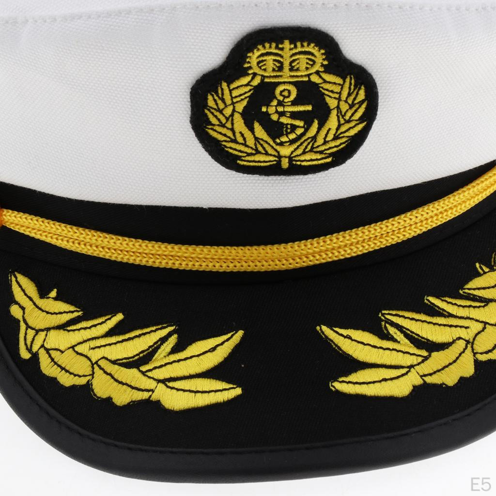 Yacht Hat Sailor Cap for Adults, Adjustable