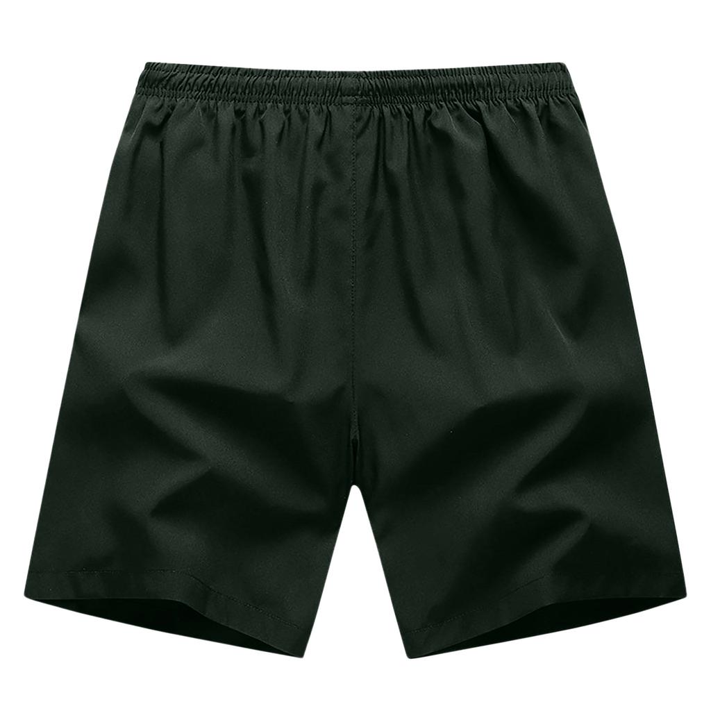 Pantalones Cortos de Running Ligeros de Secado Rápido para Hombre con Cintura Elástica y Bolsillos con Cremallera para Entrenamiento Atlético, Jogging y Deportes al Aire Libre