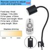 Aquarium LED Light Fish Tank Decoration Spotlight Plants Grow Remote Control Dimmable Lamp Turtle Reptiles 110v 220v 3w 5w 7w