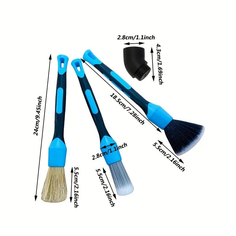 3pcs Brush Good Car Wash Cleaner Multi-Function Wash The Car Beauty Brush to Really Care for Car Car Wheel Rim Brush