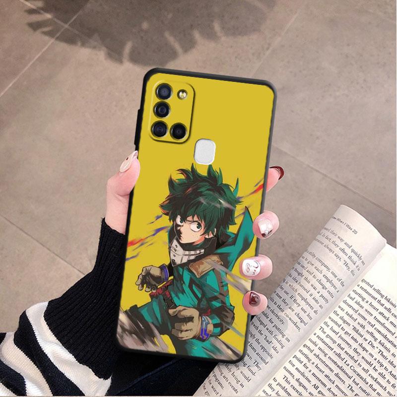 My Hero Academia Phone Case For Samsung Galaxy A03 Core A04 A50 A02 A01 A10 A20e A10s A70 A40 A03s A04s A02s Tpu Soft Bag Cover
