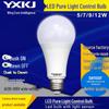 LED Dusk-to-Dawn Courtyard Street Light, 110V, Plastic-Clad Aluminum, Light-Control Induction Bulb