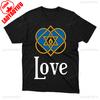 Love Happy Hanukkah Day Short Sleeves Premium Quality Printed TShirt Comfortable Personality High Quality Cotton Tops