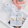 Spring and summer dog clothes princess style traction vest with hat small dog summer thin sunscreen pet clothes