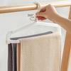 Non-Slip Rotating Folding Hanger Widening Thick Support Stretchable Clothes Drying Rack Space Saving Extensible