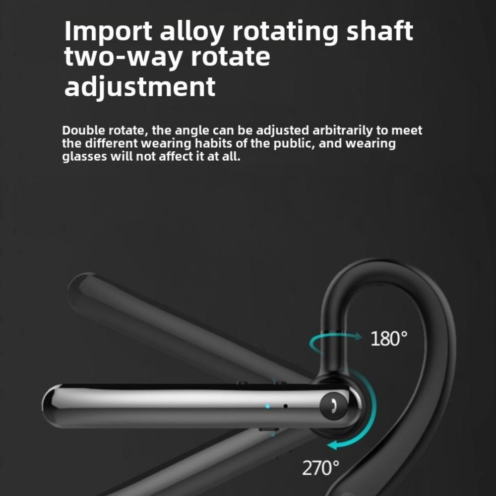 New Business Single-ear ENC Noise-cancelling Ultra Long Standby Bluetooth Headset