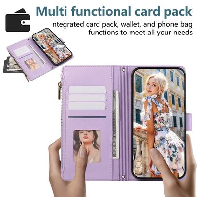 Wrist Strap Crossbody Wallet with Card Holder Phone Case for Google Pixel 9 8 7 6 Pro 8A 7A Protective Shockproof Leather Cover
