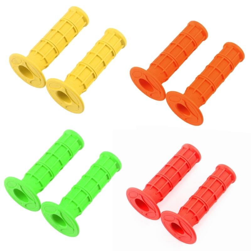 Motorcycle Rubber Hand Grips 22mm 7/8'' Handlebar Grips Universal Motorcycle Modification Hand Grips