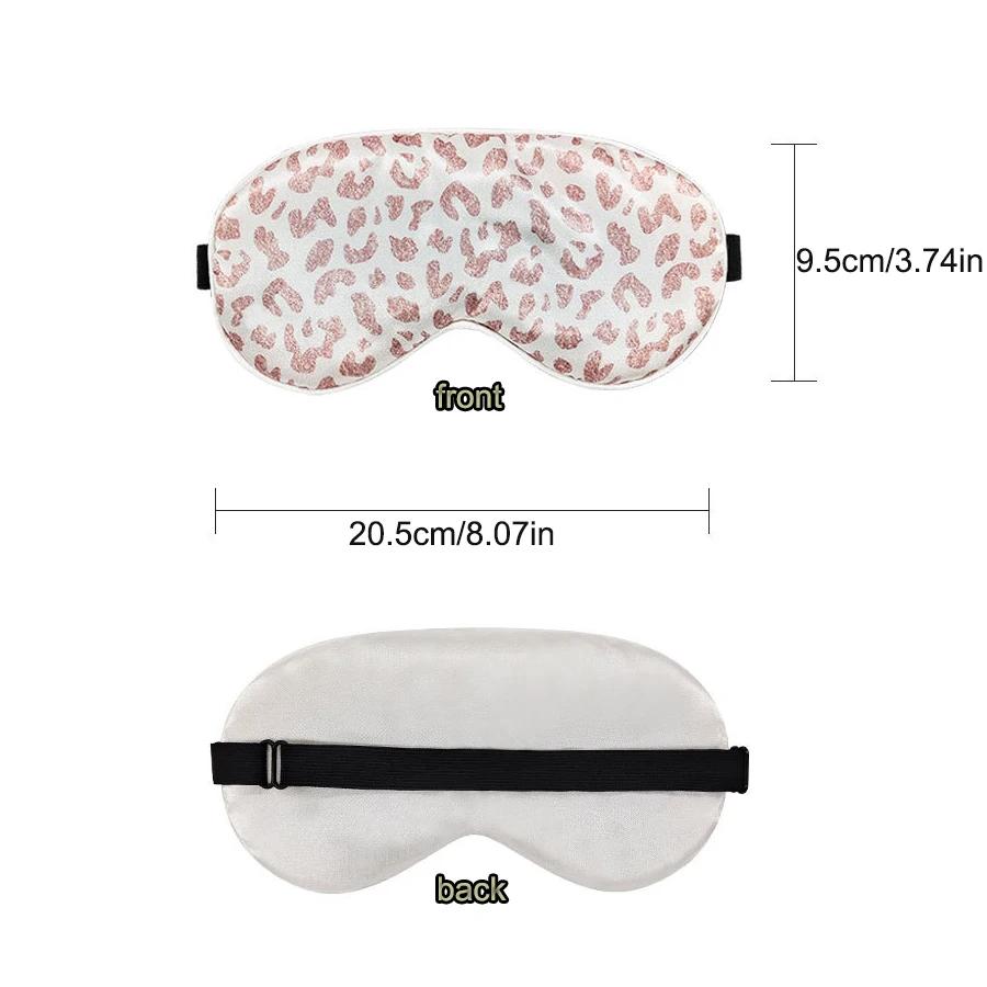 Light Blocking, Non Pressure on Eyes, Breathable, Relieving Eye Fatigue, Sleep Mask, Eye Protection Leopard Print Eye Mask Dot