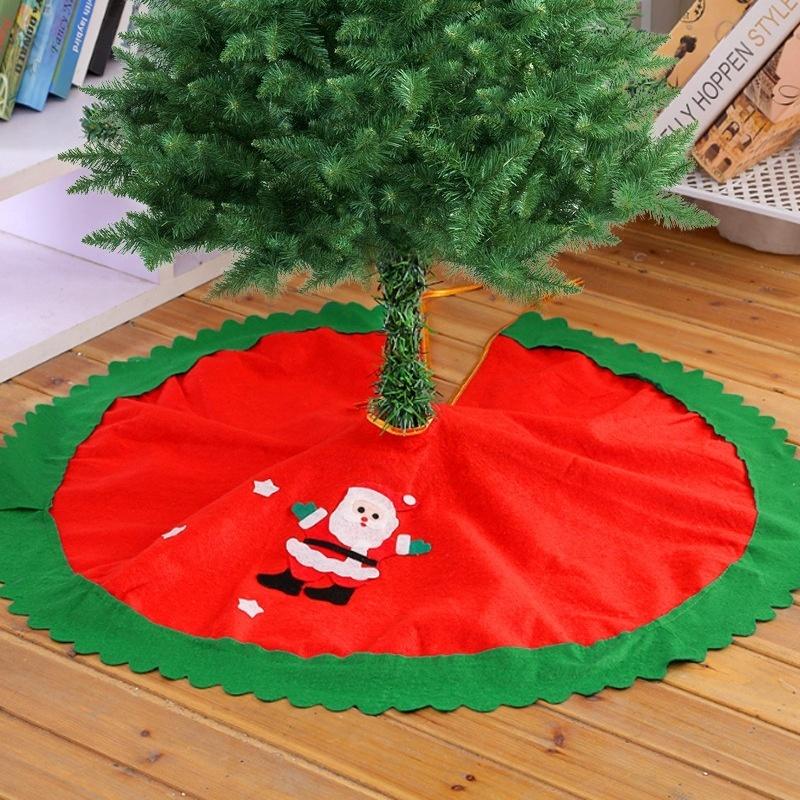 Merry Christmas Tree Skirts with Bandage Blanket Carpet Natal Gift New Year Christmas Decorations for Home Tree Skirt