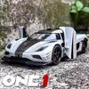 1:24 ONE-1 Miniatuur Speelgoedauto's Legering Diecast Modellen Terugtrekvoertuigen 4 Deuren Openbare Sportauto Peuterspeelgoed Voor Kinderen Cadeaus