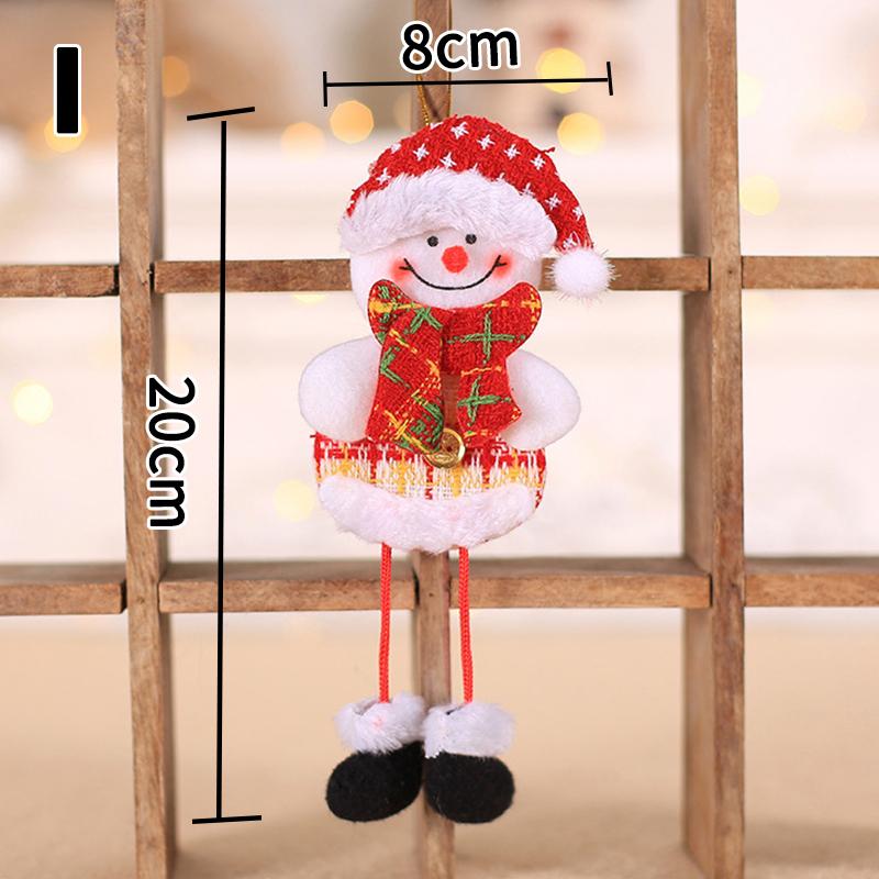 1PC Decor Christmas Hanging Gift Cloth Pendant Doll Christmas Decortion Craft Kids Toys