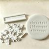 Handmade Pottery Alphabet Stamping Tool with 10 Number Upper Lower Case Clay Stamp  Studio Work