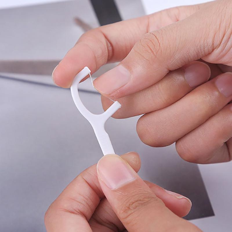 30/50/100*Dental Floss Flosser Picks Teeth Toothpicks Oral Care Tooth Clean