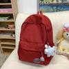 Korean Schoolbag Female College Student Simple and Versatile Commuting Travel Small Backpack Girl Japanese Casual Shopping Backpack