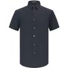 EMZ Erdos Men's Knitted Stretch Short Sleeve Business Casual Shirt