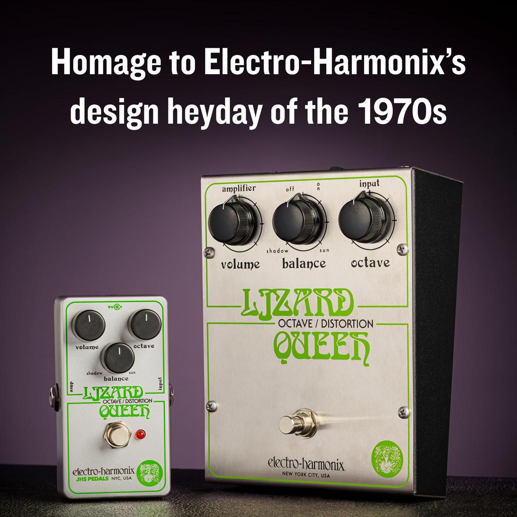 ELECTRO-HARMONIX Lizard Queen Octave Fuzz Guitar Effect Pedal