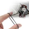 Rubber Belts for Cassette Players Video Recorders Turntable Repair Belts 1mm Width Mixed Size 50PCS/100PCS
