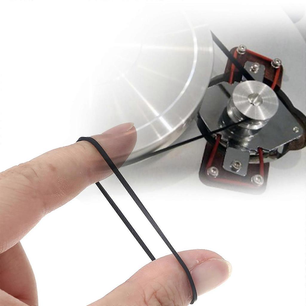 Rubber Belts for Cassette Players Video Recorders Turntable Repair Belts 1mm Width Mixed Size 50PCS/100PCS