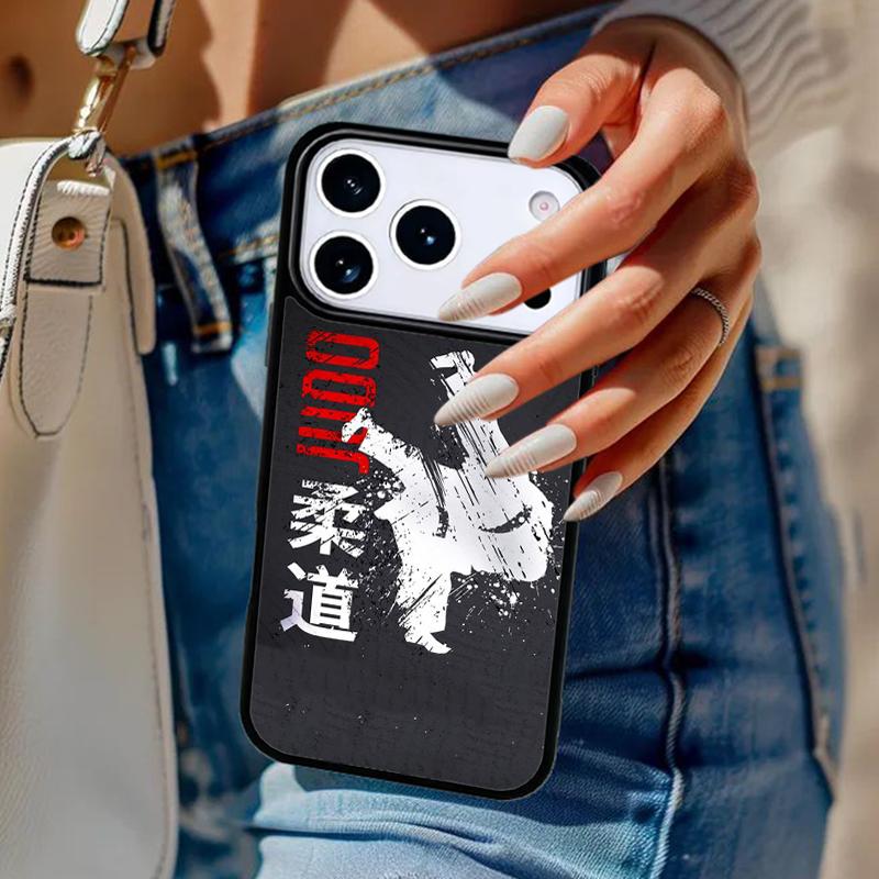 Japan Judo Martial Phone Case For iPhone 17 Air 14 15 13 12 Max Cover For Apple 14 15 16 16e 11 Pro Max Plus