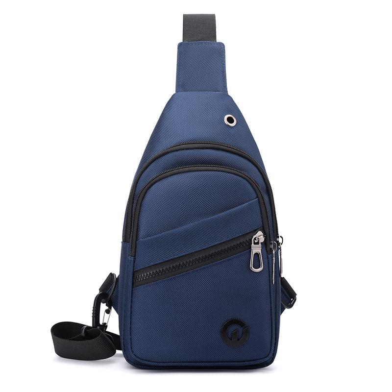 Chest Bag Men's Multifunctional Crossbody Shoulder Bag Large Capacity Nylon Men's Bag