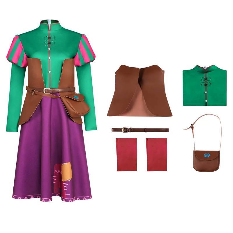 Three Wishes For Cosplay Costume Set With Polyester Fabric For Halloween And Stage Performances