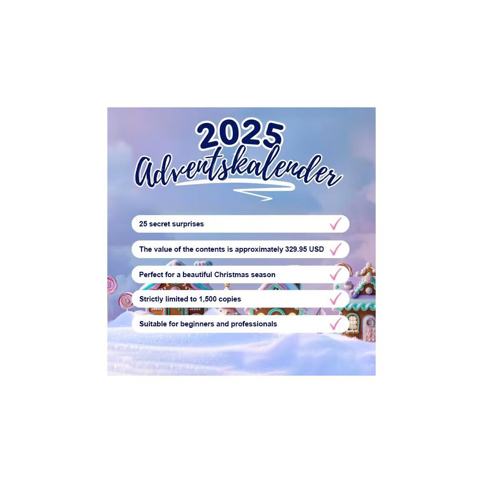 Ημερολόγιο Advent Ζωγραφικής με Διαμάντια 2025 XXL