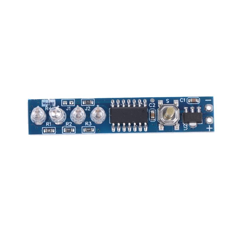 10Pcs 1-4S Single 3.7V 18650 Lithium Battery Capacity Indicator Module Percent Power Level Tester Led Dsplay Board 2S