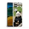 Fubao panda Phone Case for Samsung A13 A15 A25 A35 A51 A55 A71 A21S A11 A31 A52 A41 A23 A53 A73 A32 5G A03S A05s Clear Cover
