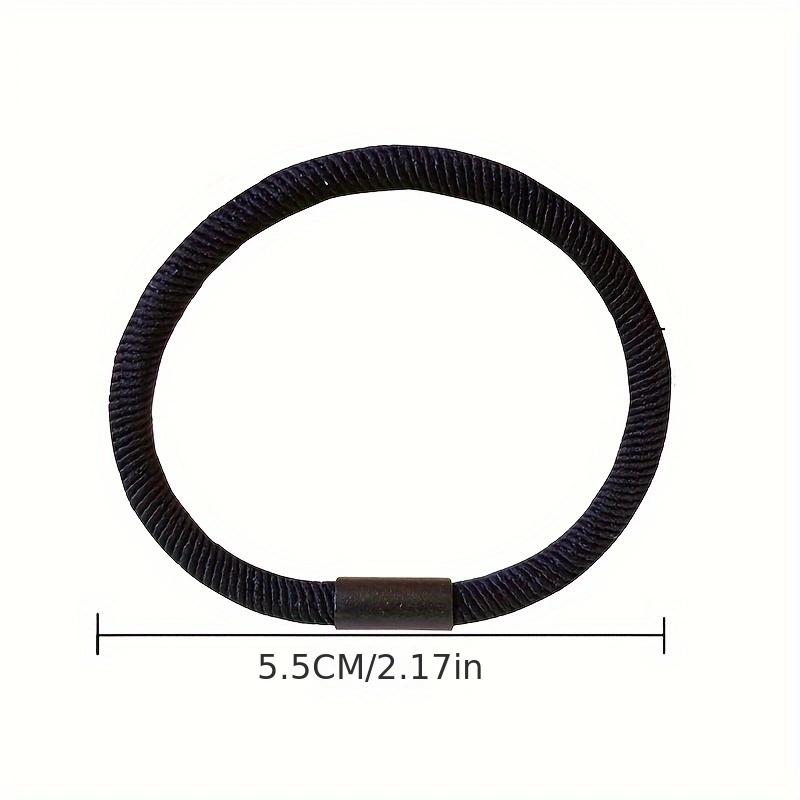 10pcs fashionable and simple hair ties - highly elastic and durable rubber bands - ponytail clips - women's hair accessories