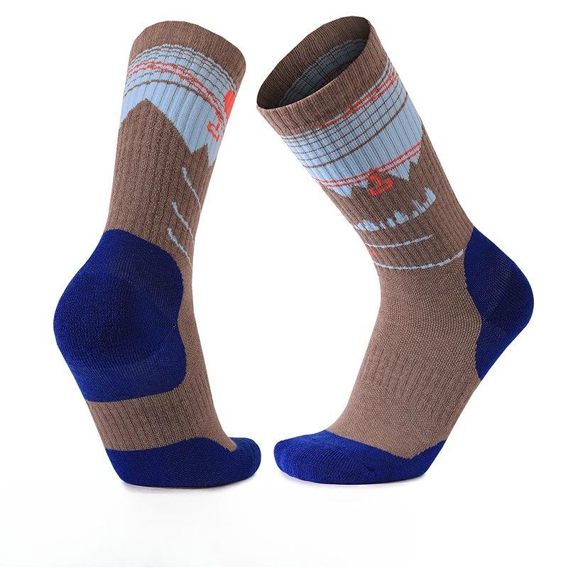 Ladies Autumn and Winter Thick Wool Hoop Heat Storage Warm Outdoor Hiking Medium Tube Wool Socks
