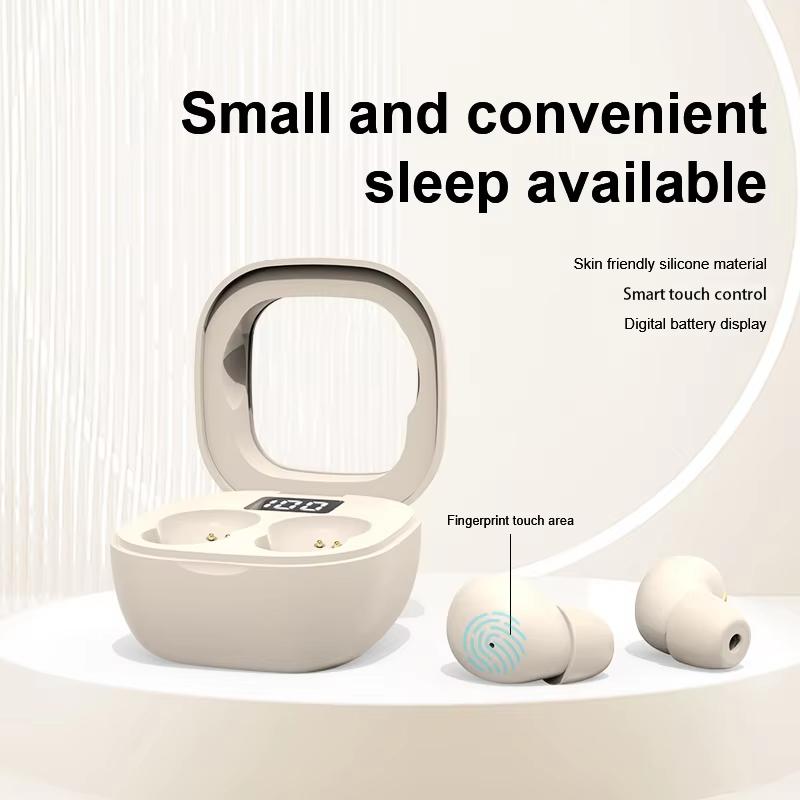 Mini Kabelloses Bluetooth 5.3 Headset Unsichtbare Schlaf-Ohrstöpsel Geräuschunterdrückendes Ohrhörer-Kopfhörer Mit Mikrofon für Huawei Redmi