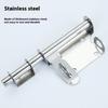Robust Stainless Steel Door Latch, Solid Sliding Bolt Lock Set for Home and Gate Security
