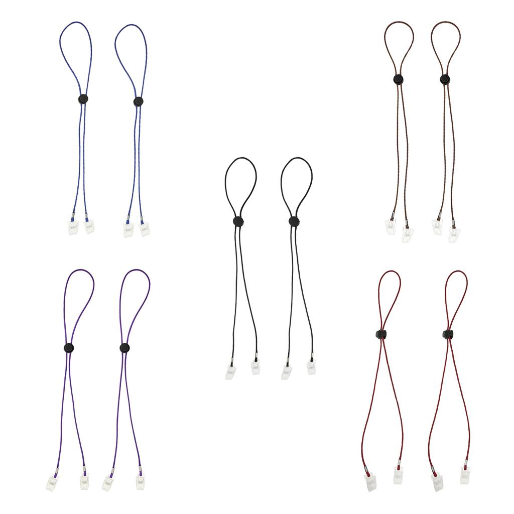 Flexible Napkin Chains, Neck , Holder for Elderly Kids, Adjustable (4 Pack)