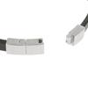 Emporio Armani Eagle Logo Stripe Leather Bracelet [Used]