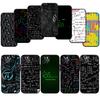 Funda de Teléfono de Alta Gama Nueva con Diseño de Ecuación Matemática Química para iPhone SE X XS XR 16E 17 11 Pro Max 8 7 6 6s Plus Air